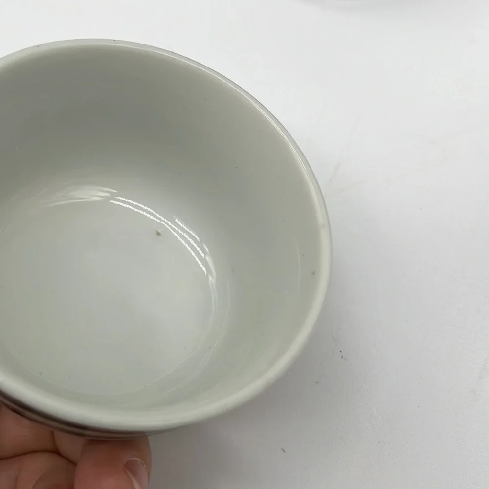 KA Striped Japanese Tea Cups Made In Occupied Japan Set 9